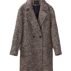 Embellished wool coat